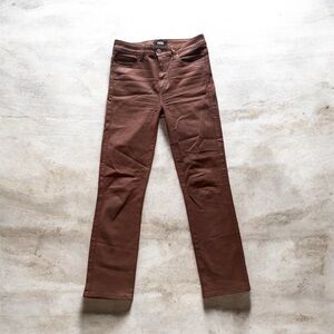 Paige Brown Coated Women's Jeans